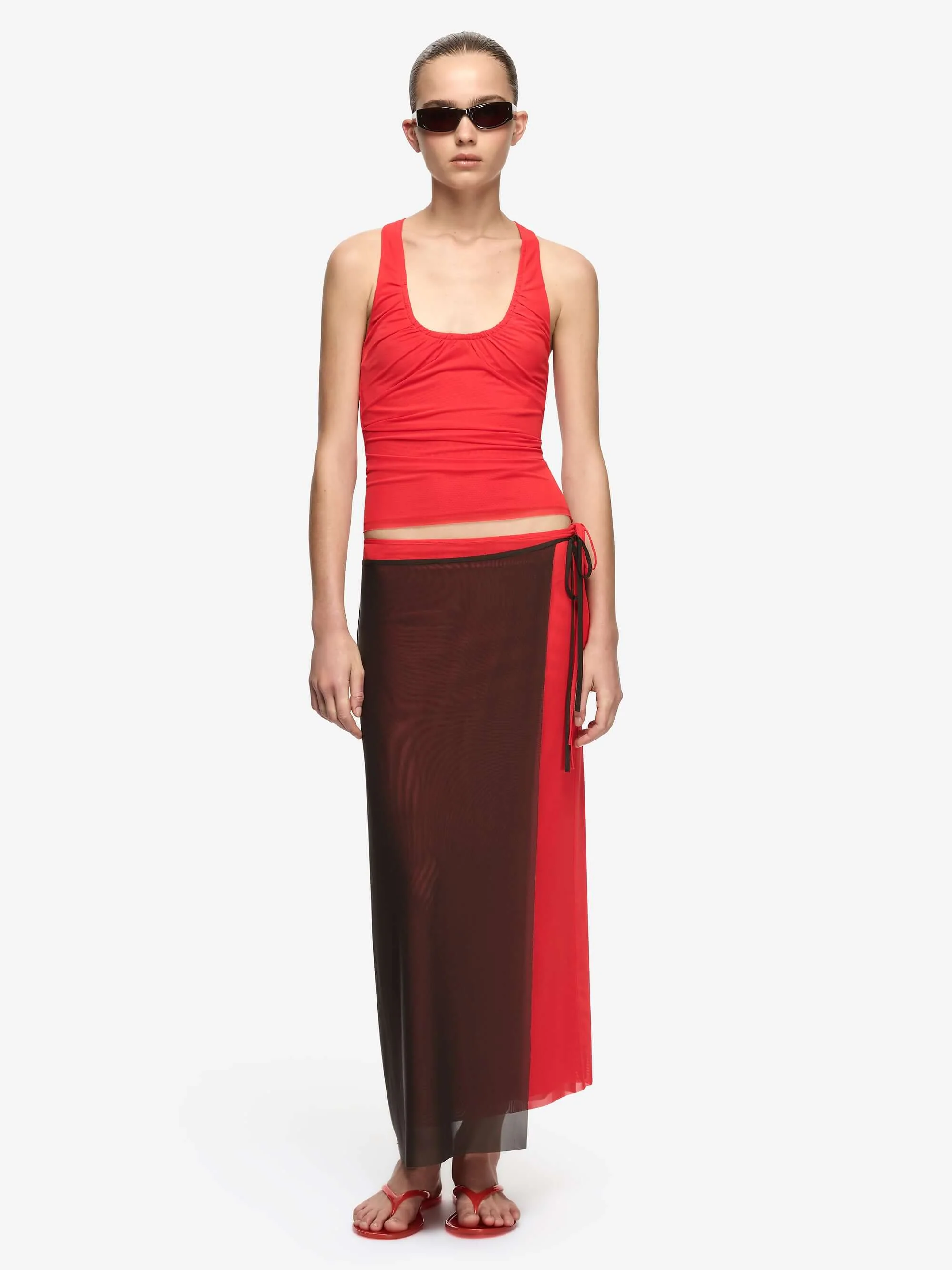 ALYNA RACER TOP - FLAME - Image 2
