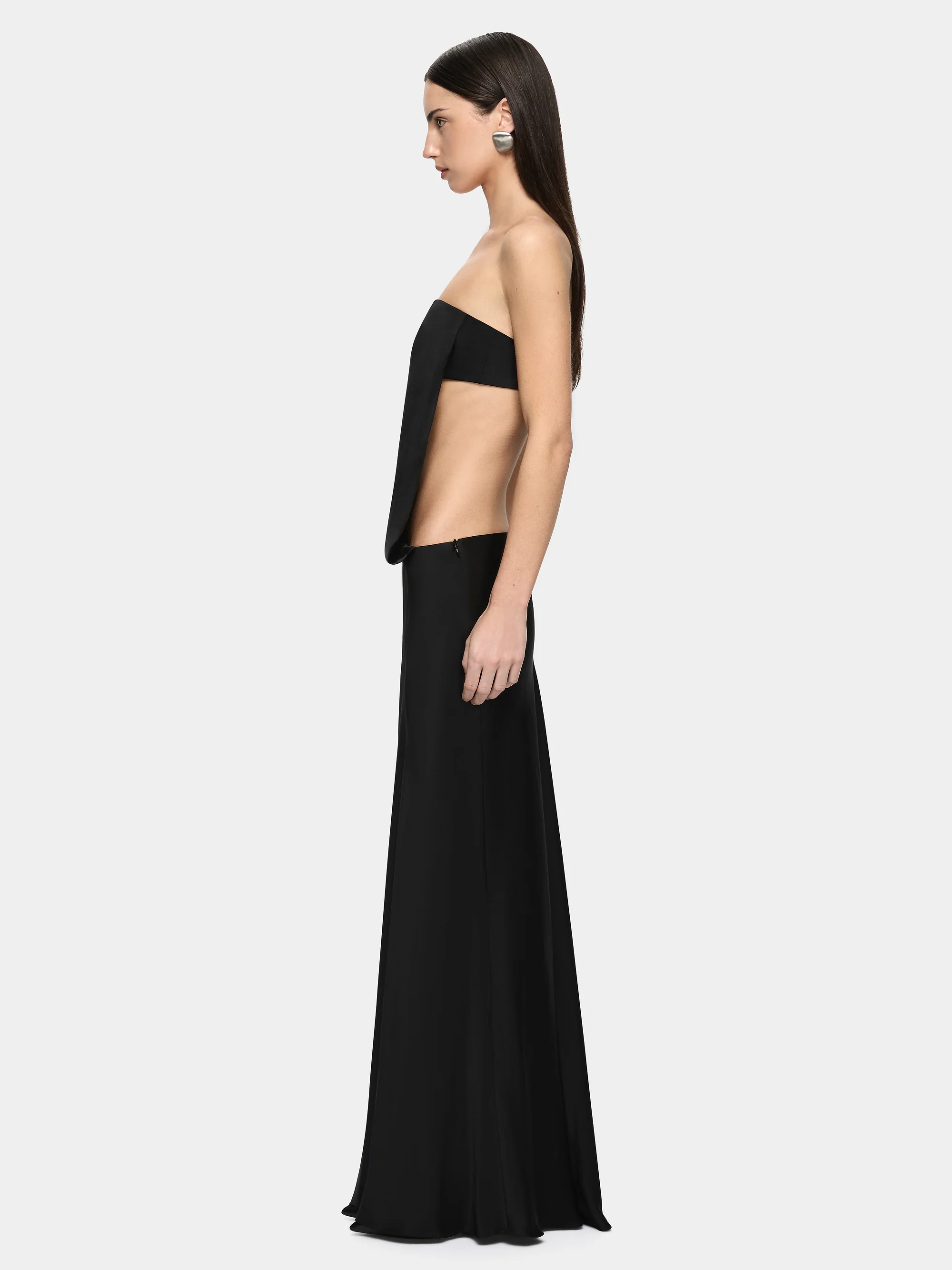 RENEE STRAPLESS MAXI DRESS - BLACK - Image 6