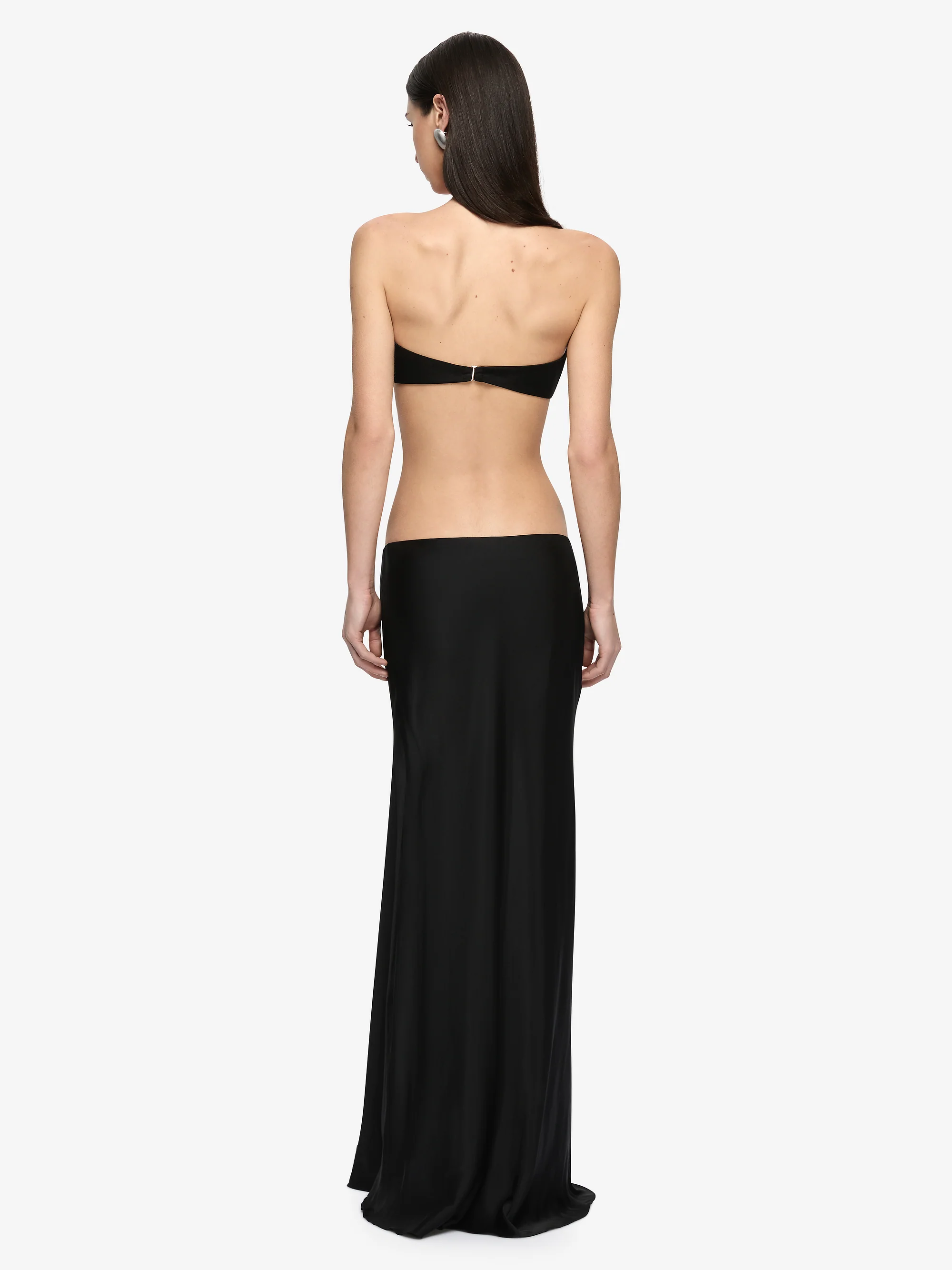 RENEE STRAPLESS MAXI DRESS - BLACK - Image 7