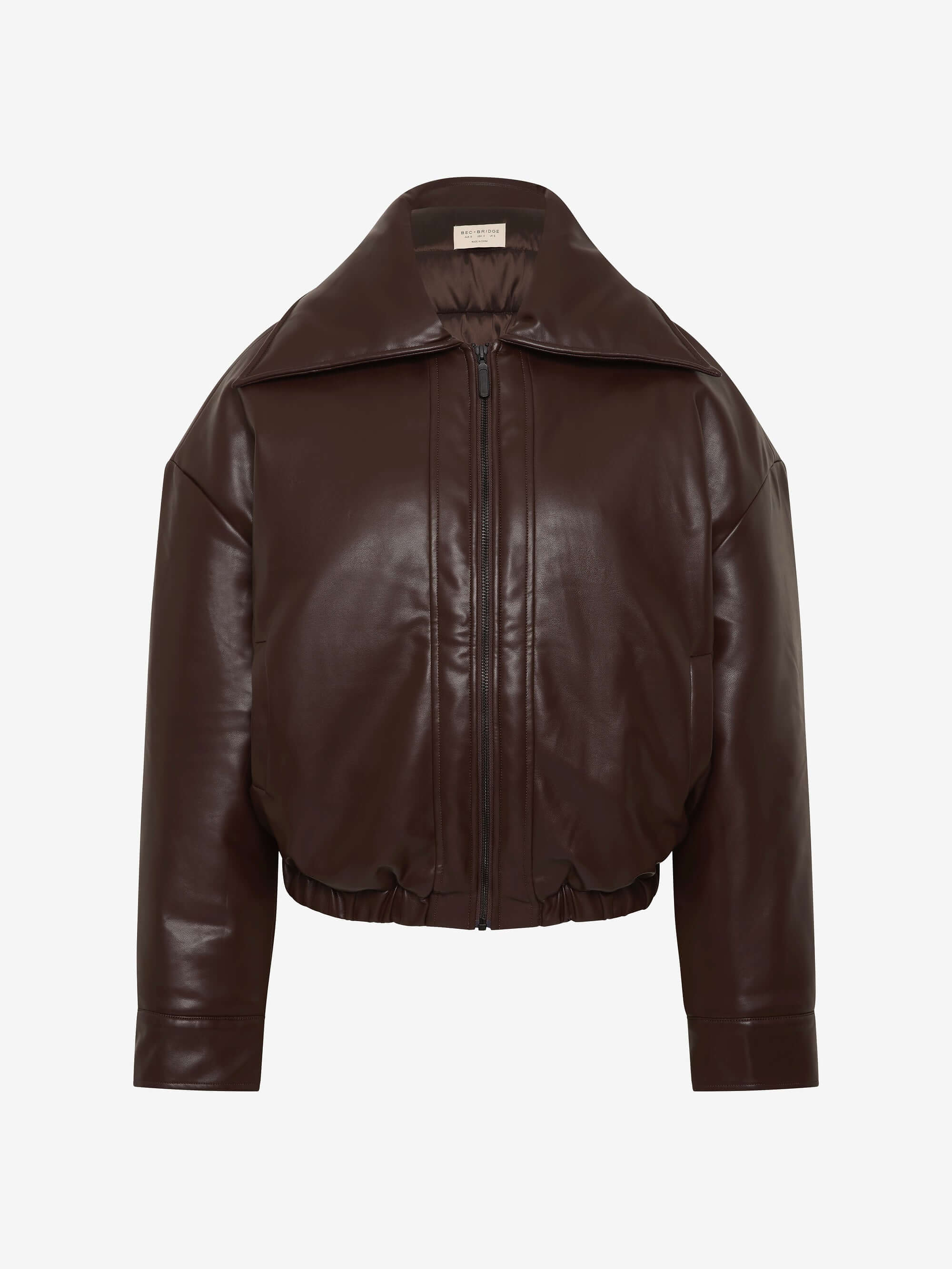 DENA OVERSIZED JACKET - DARK CHOCOLATE - Image 4