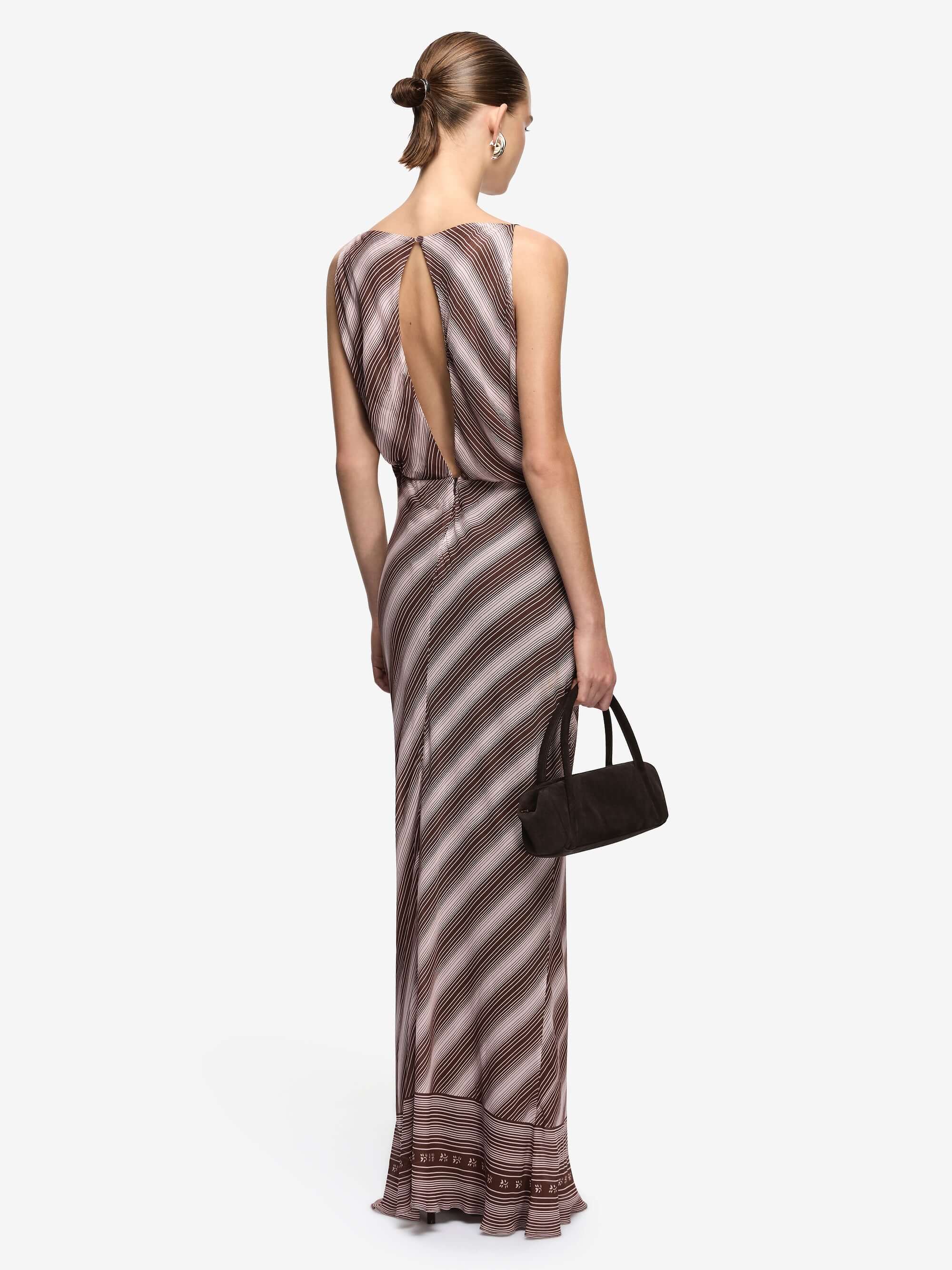 EVELY MAXI DRESS - GEO SCARF PRINT - Image 5