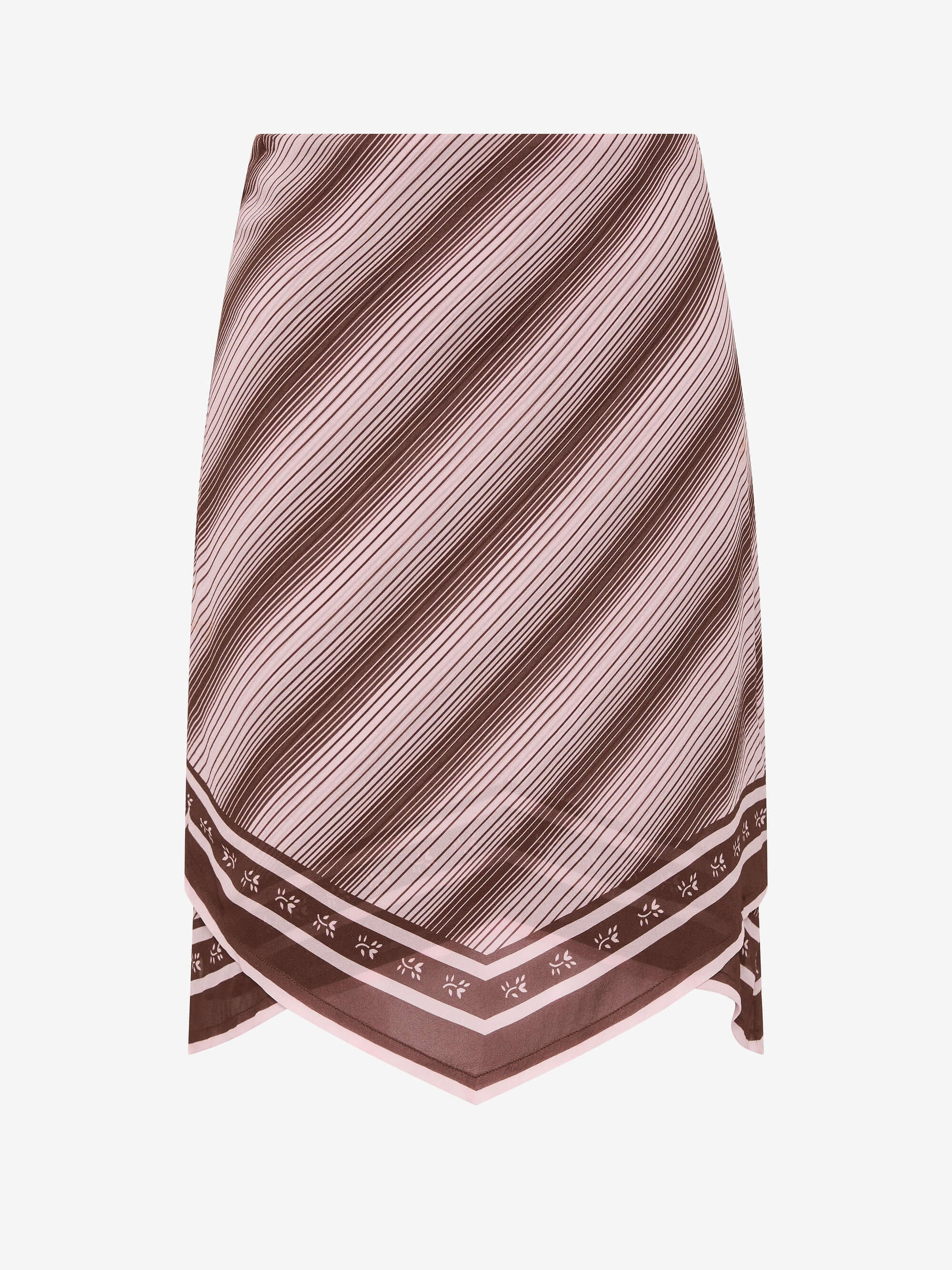 EVELY MIDI SKIRT - GEO SCARF PRINT - Image 4