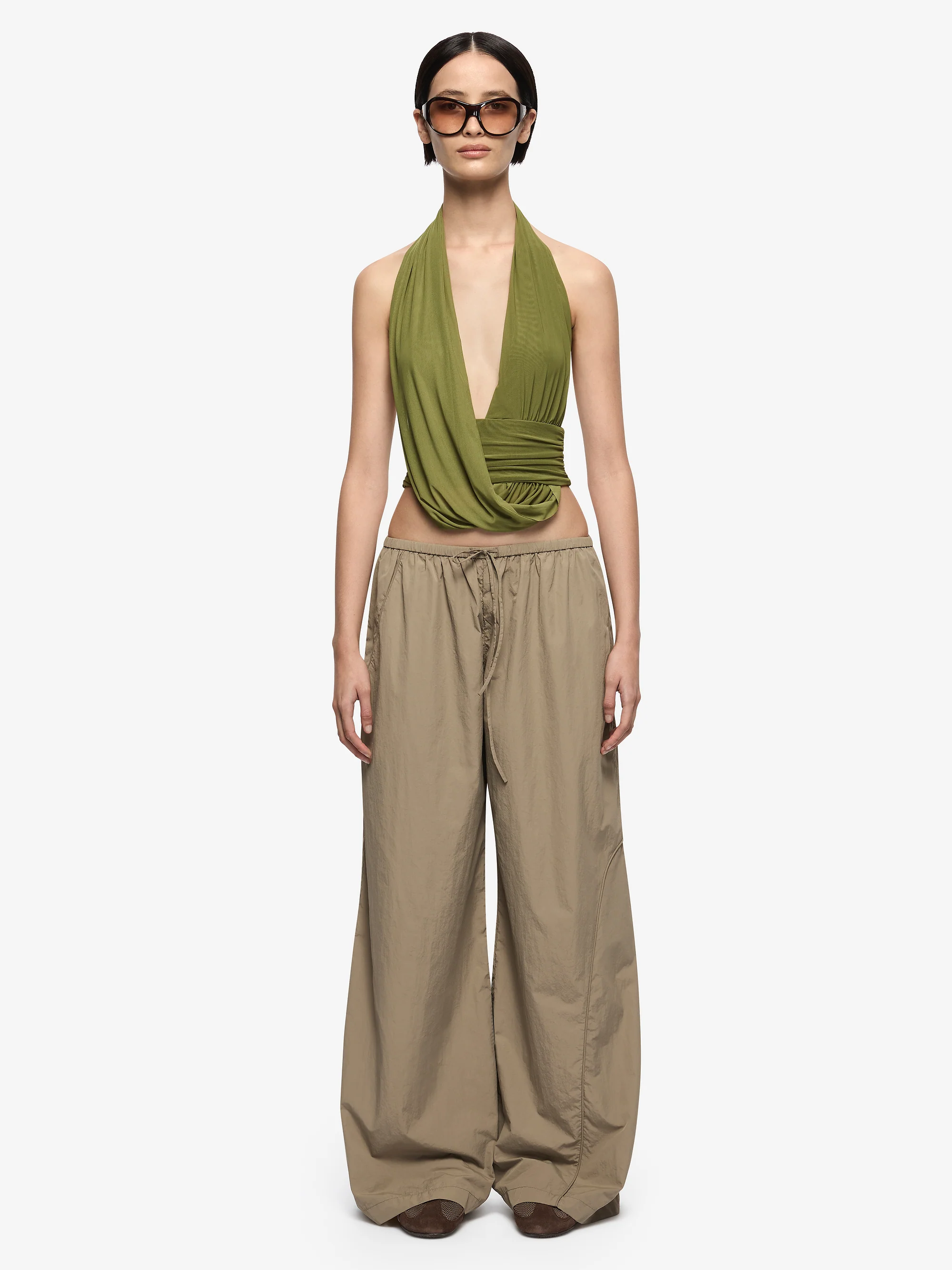 IRIS HALTER TOP  - FERN - Image 2