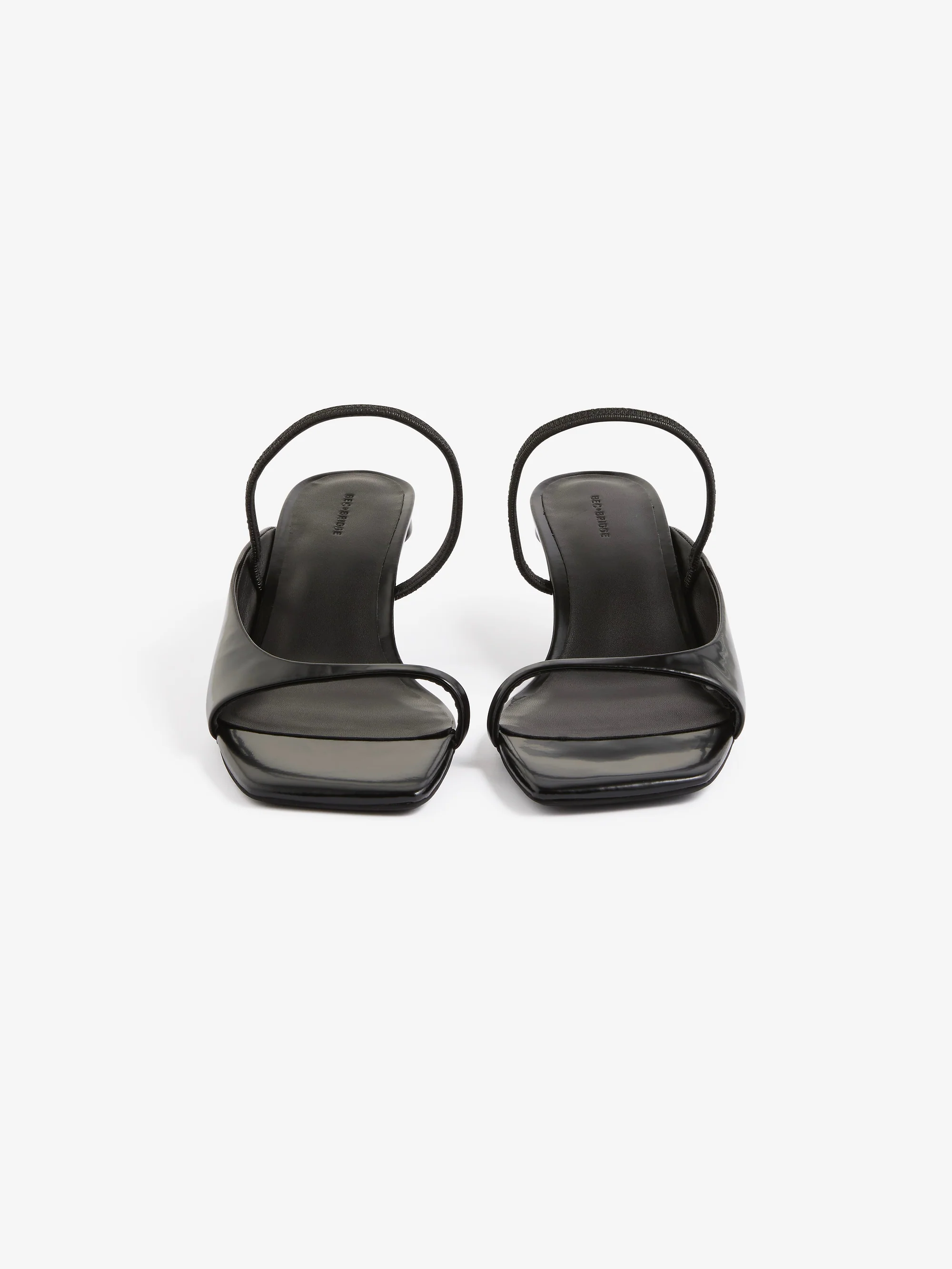 NIKITA KITTEN HEEL - BLACK LEATHER - Image 3