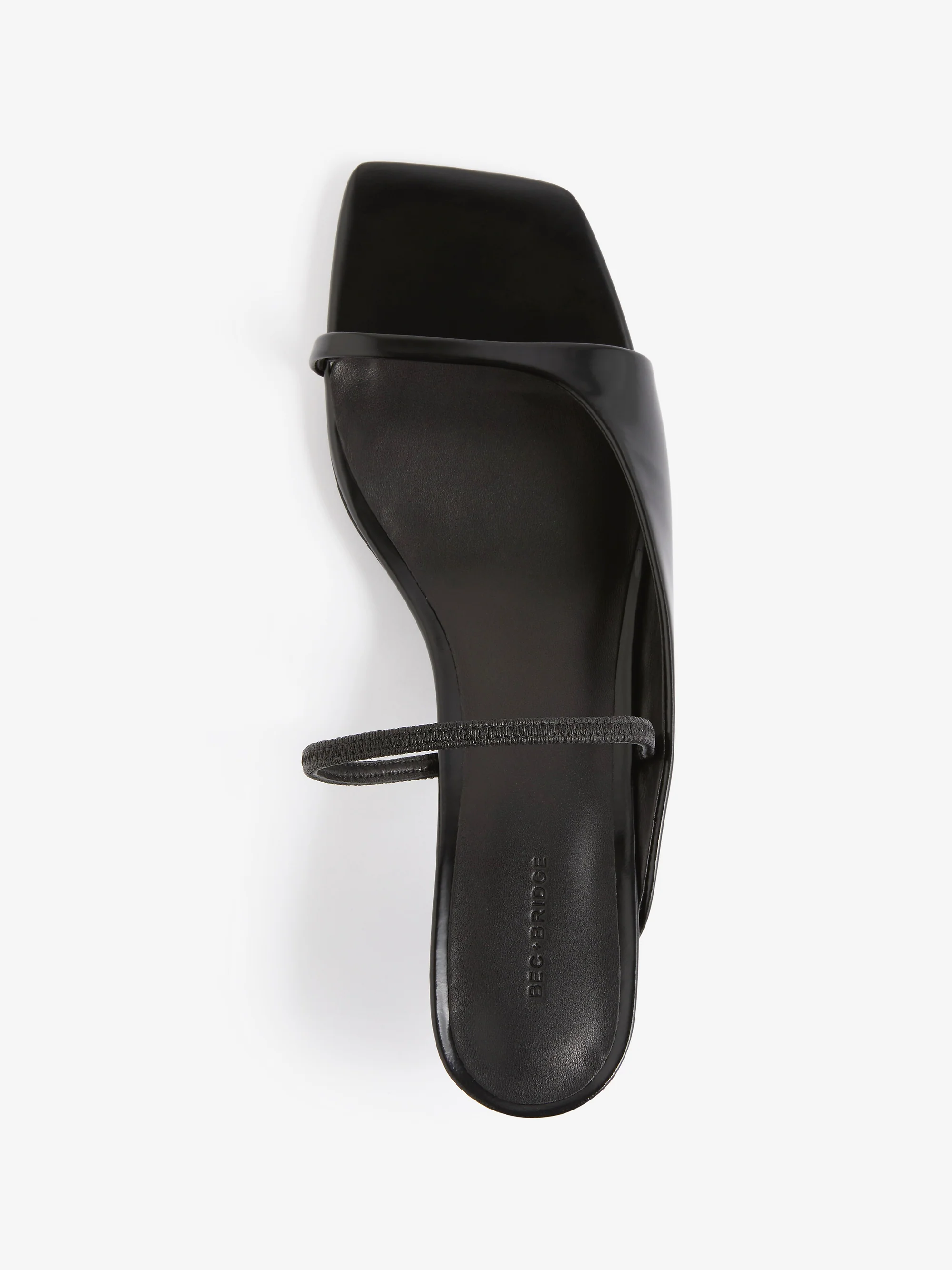 NIKITA KITTEN HEEL - BLACK LEATHER - Image 5