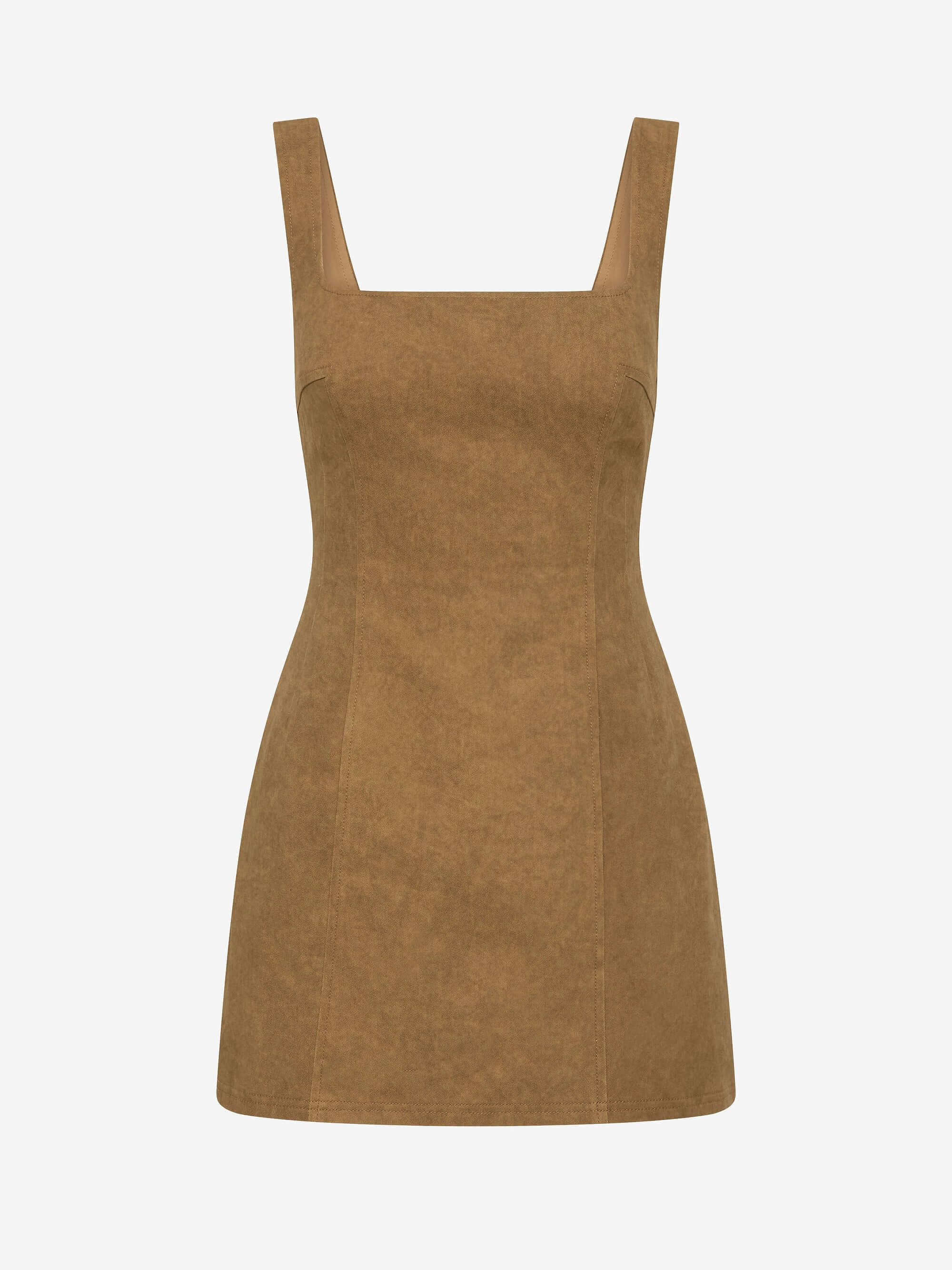 SILAS MINI DRESS - OLIVE - Image 5