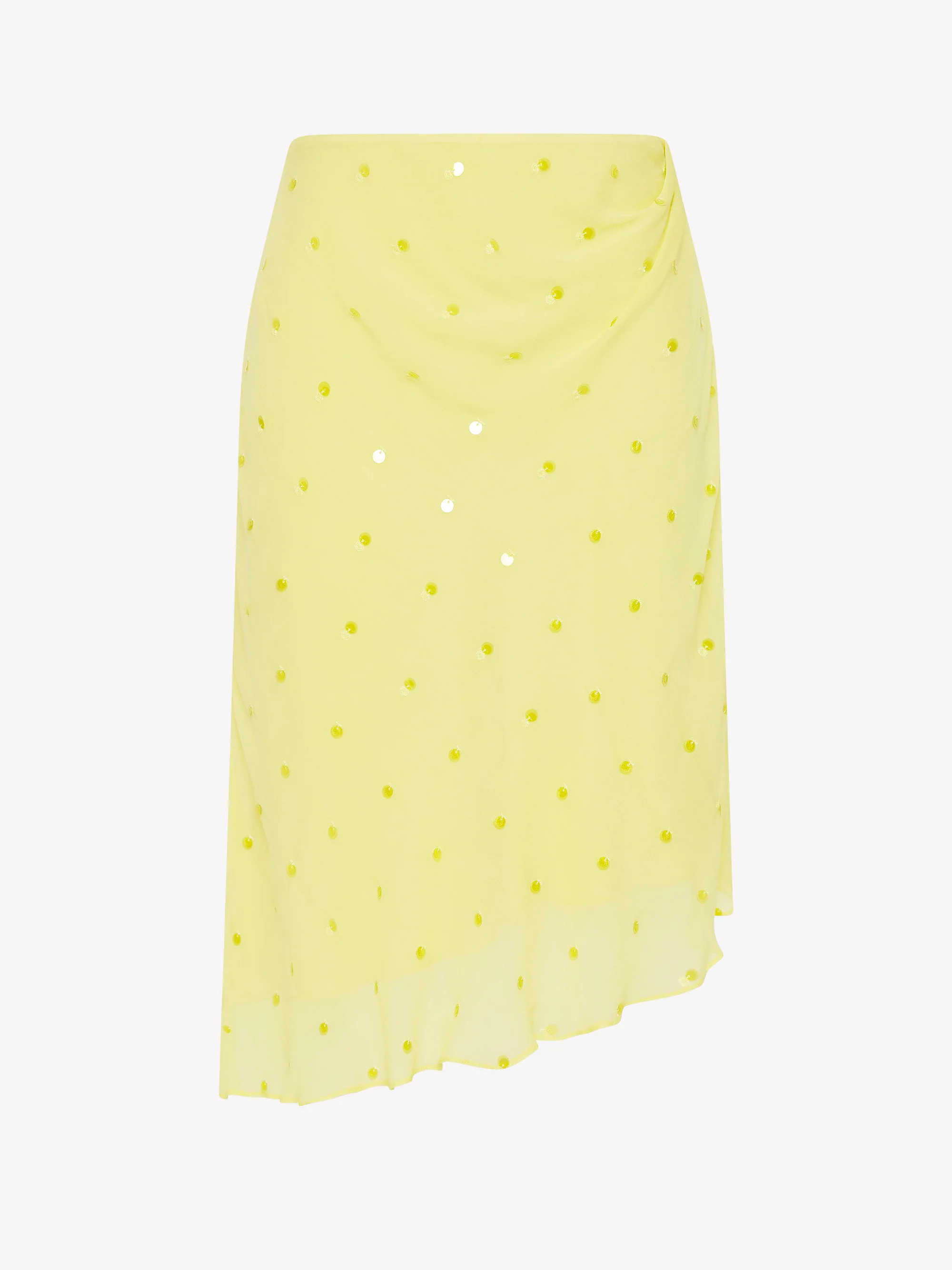 SOLACE ASYM SKIRT - CITRUS - Image 3