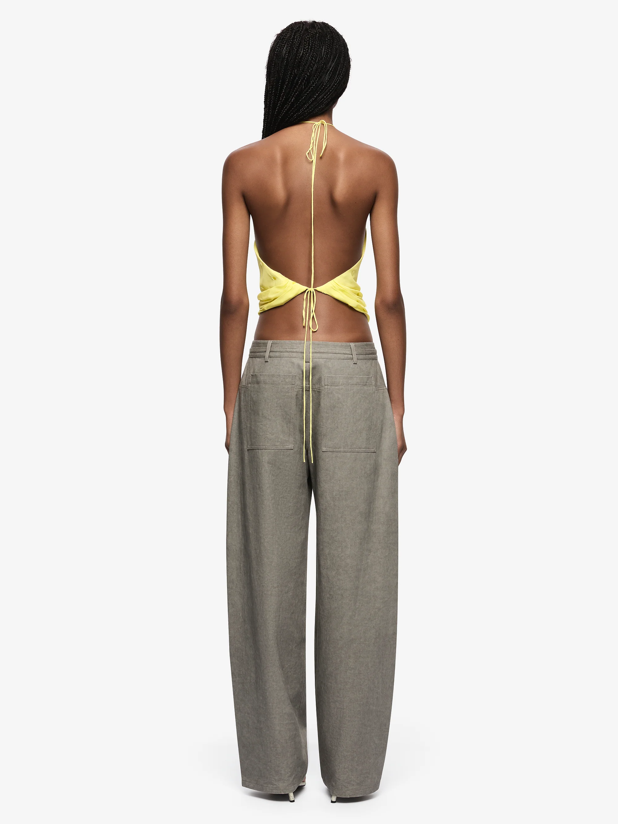 SOLACE HALTER TOP - CITRUS - Image 3