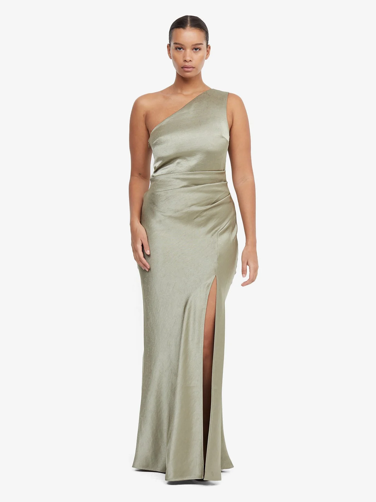THE DREAMER ASYM DRESS - SAGE